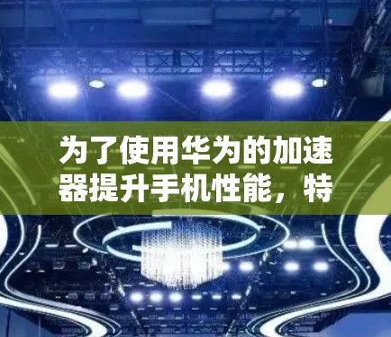 为了使用华为的加速器提升手机性能,特别是连接到华为Insun设备,可以按照以下步骤进行 为了使用华为的加速器提升手机性能,特别是连接到华为Insun设备,可以按照以下步骤进行