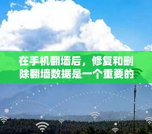 在手机翻墙后，修复和删除翻墙数据是一个重要的步骤。以下是一些值得考虑的翻墙后修复软件推荐，结合了功能、兼容性和使用体验，帮助您更好地恢复手机数据