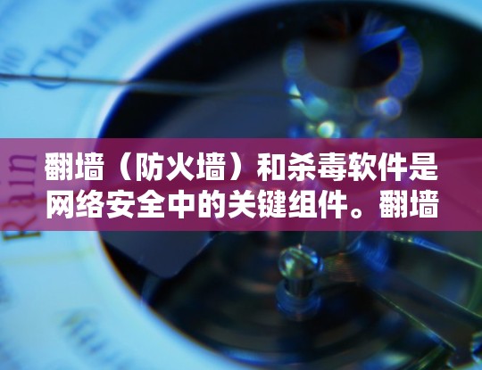 翻墙(防火墙)和杀毒软件是网络安全中的关键组件。翻墙用于阻止未经授权的流量进入内部网络,而杀毒软件则用于检测和阻止恶意软件的传播。以下是一些在翻墙后保护杀毒软件的建议