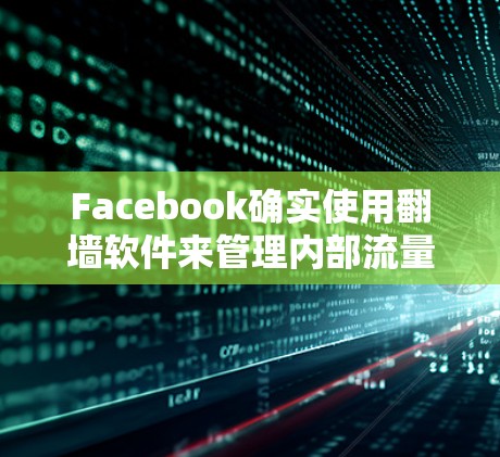 Facebook确实使用翻墙软件来管理内部流量和数据，以保护用户的隐私和数据安全。不过，以下是一些关键点需要考虑