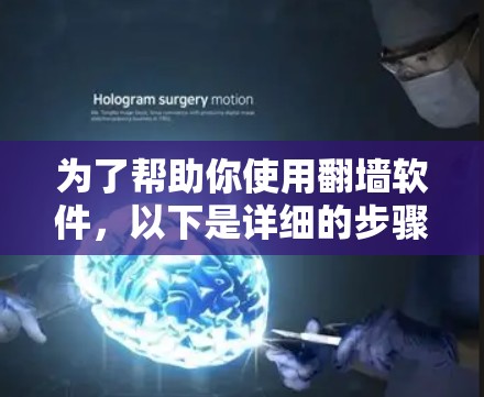 为了帮助你使用翻墙软件，以下是详细的步骤指南