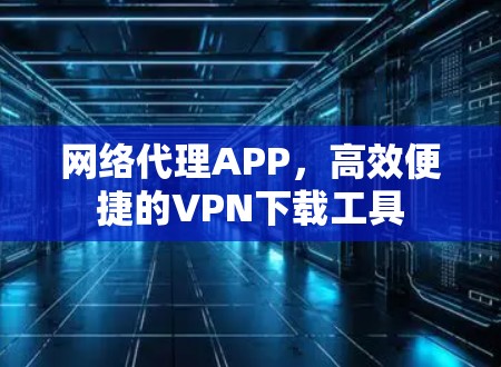 网络代理APP，高效便捷的VPN下载工具