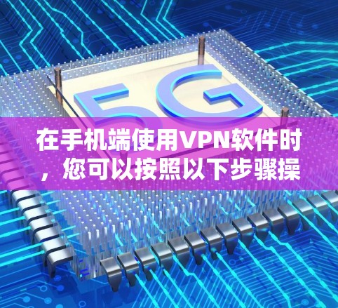 在手机端使用VPN软件时，您可以按照以下步骤操作