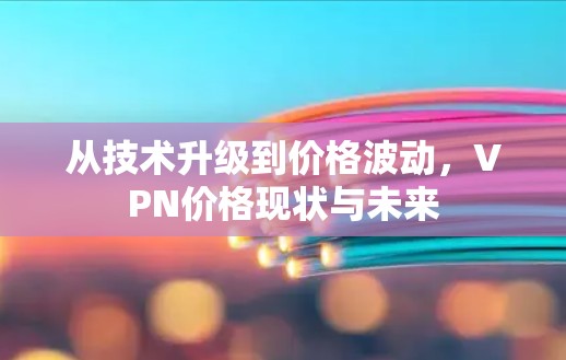 从技术升级到价格波动,VPN价格现状与未来 从技术升级到价格波动,VPN价格现状与未来