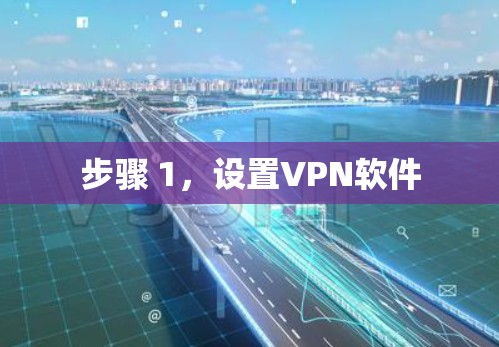 步骤 1,设置VPN软件 步骤 1,设置VPN软件