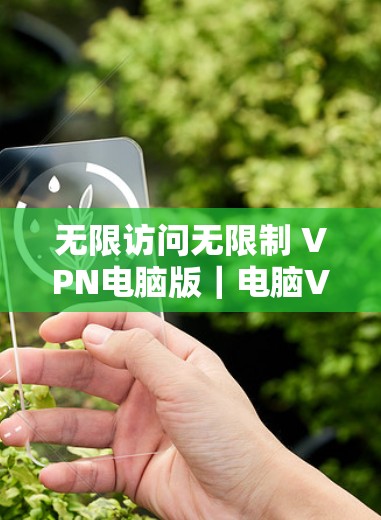 无限访问无限制 VPN电脑版｜电脑VPN安装方法